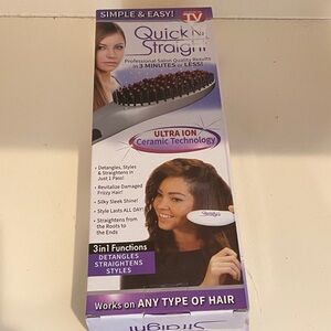 Ultra Ion Hair Straightener - Black